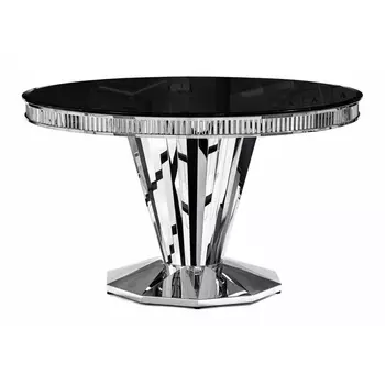 Стол на тумбе черный Woodville GRANDE 15303