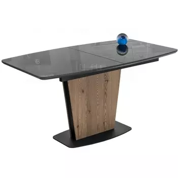 Стол на тумбе Woodville Теон графит / лиственница 462077