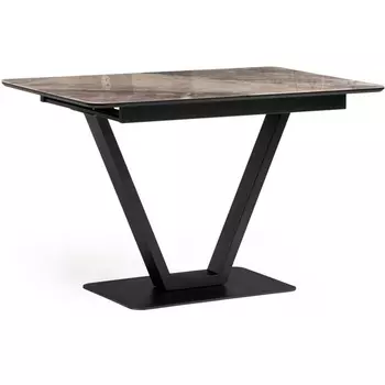 Стол на тумбе Woodville Бугун 120х80х77 каталония / черный 532389