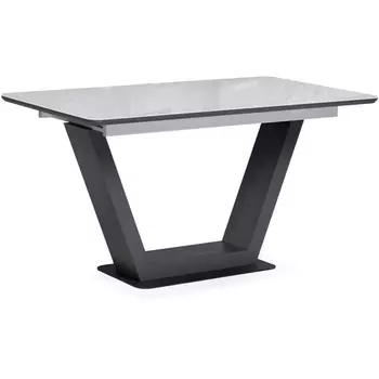 Стол на тумбе Notta Иматра 140 ультра белый / черный 517336