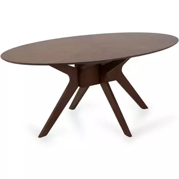 Стол обеденный Adel ОГОГО (арт.694521), (МДФ/Орех) ОГОГО Обстановочка!