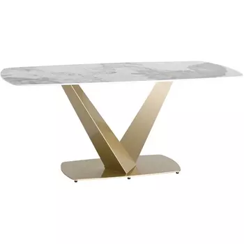 Стол обеденный Stool Group Аврора 180*90 керамика светлая УТ000034890