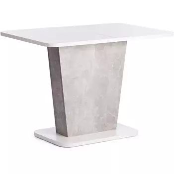 Стол обеденный GENT Tetchair (Белый,Бетон).