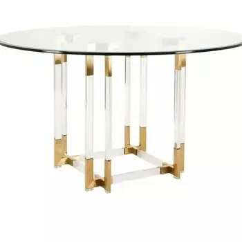 Стол обеденный IST-CASA Никсон MH-07DT, прозрачный