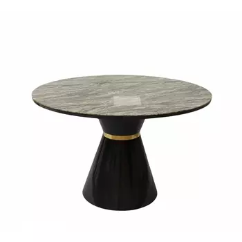 Стол обеденный IST-CASA Орион F-1435, 120х120х76 см, серый мрамор