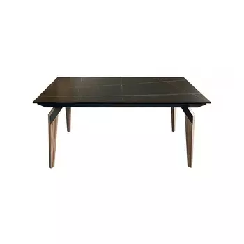 Стол обеденный IST-CASA раскладной Лацио MC20022DT, 160(210)х90х76 см, черный мрамор