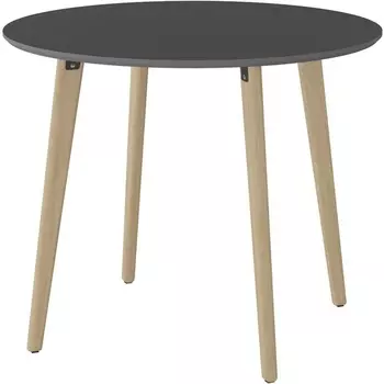 Стол обеденный Калифорния Морган Графит/Дуб янтарный