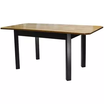 Стол обеденный Мариус М 80 дуб/чёрный 120/170*80 от фабрики Mebelik