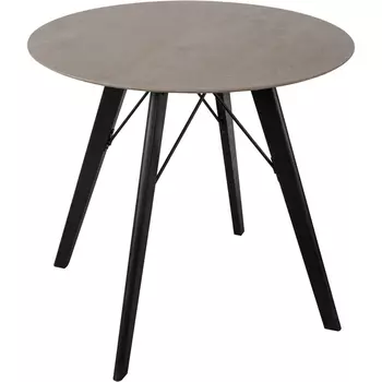 Стол обеденный обеденный JET CERAMIC круглый d-80 (Дерево бук, Венге) CA Wenge Arenaria 80x80 Jet-Ceramic