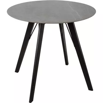 Стол обеденный обеденный JET CERAMIC круглый d-80 (Дерево бук, Венге) CA Wenge Pietra di luna 80x80 Jet-Ceramic