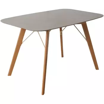 Стол обеденный обеденный JET CERAMIC прямоугольный 120*80 (Дерево бук, Прозрачный лак) FA Faggio Ardesia 80х120 Jet-Ceramic