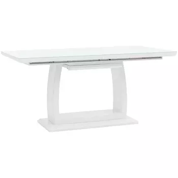 Стол обеденный Stool Group Орлеан раскладной 160-215*90 глянцевый белый УТ000003494