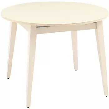 Стол обеденный раскладной 100-130 кремовый матовый Stool Group Берлин УТ000036191