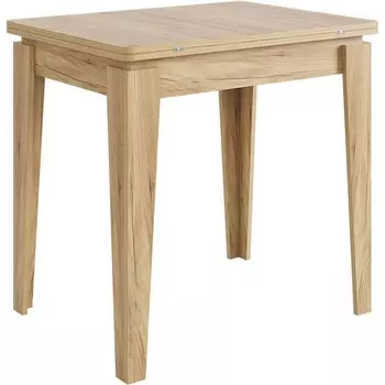 Стол обеденный раскладной Фантазия Mebelson (ЛДСП/Дуб золотой) арт.KM-0216.2553