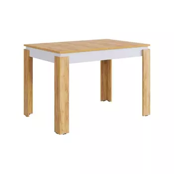 Стол обеденный раздвижной Гермес 2 Mebelson (ЛДСП/Дуб золотой,Светлое дерево) арт.KM-0209.2563