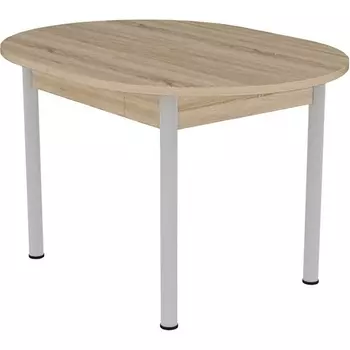 Стол обеденный раздвижной Квартет, цвет дуб сонома Mebelson (арт.KM-0201.1544)