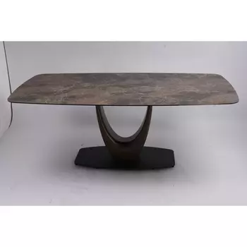 Стол обеденный Римини MC3020-200BR, 200х110х76 см, коричневая керамика IST-CASA