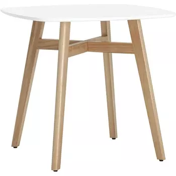 Стол обеденный Stool Group Target 80*80 белый ножки массив бука УТ000005563