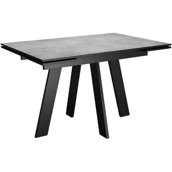 Стол обеденный WINGS Северный камень/Черный, Черный арт.00-00075222 Dikline