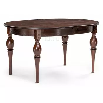 Стол Woodville Авилла орех темный / орех 483901