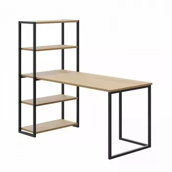 Стол письменный-стеллаж Board 1600х700 ОГОГО 636288 (черный) ОГОГО Обстановочка!