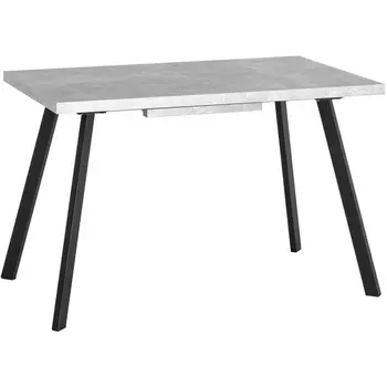 Стол 116-158*74 бетон/черный Stool Group УТ000034569