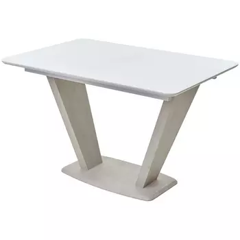Стол БЕЛЫЙ, стекло/ СВЕТЛЫЙ M-City Прага 480M04457