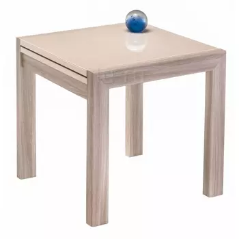 стол ясень шимо светлый / капучино Woodville Стеклянный 462095