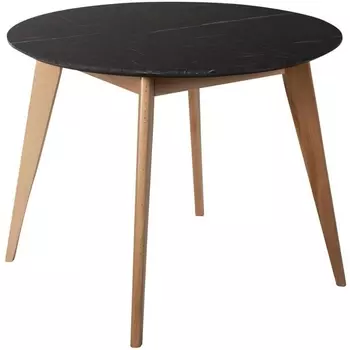 Стол R-Home Лунд круглый д.860 Мрамор Графит