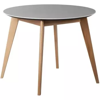 Стол R-Home Лунд круглый д.960 Мрамор Бьянко