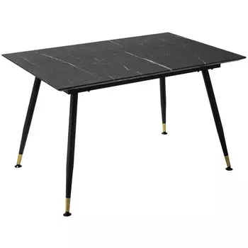 Стол R-Home Месси раскладной 120-160*80 мрамор графит