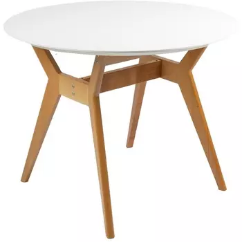 Стол R-Home Нарвик круглый д.960 Белый