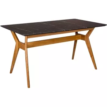 Стол R-Home Нарвик раскладной 120-160 БУК-Мрамор Графит