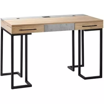 Стол рабочий R-Home Loft Дуб натур/Бетон