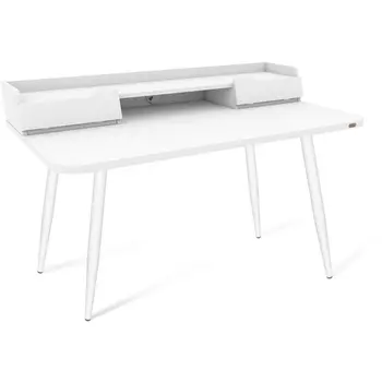 Стол рабочий Sheffilton SHT-TU14/TT31 120/65 ЛДСП белый муар/белый шагрень от фабрики Sheffilton