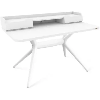 Стол рабочий Sheffilton SHT-TU30-2/TT31 120/65 ЛДСП белый/белый шагрень от фабрики Sheffilton