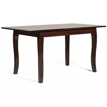 Стол раскладной Гефест/Hephaestus (mod. MEC T-421E) cappuccino (темный орех) (дерево гевея/мдф) (Tetchair)