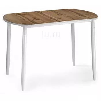 Стол раскладной дуб вотан / белый Woodville Гуанг 459640