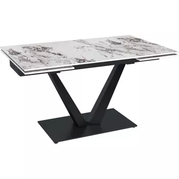 Стол раскладной Malibu (140+40+40), керамика глянцевая Patagoniya Top Concept арт.22775