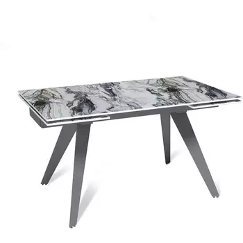 Стол раскладной Rhein (140+40+40), керамика глянцевая Cold Jade Top Concept (21175)