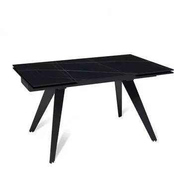 Стол раскладной Rhein (140+40+40), керамика матовая Blackgold Top Concept (21946)