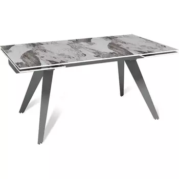 Стол раскладной Rhein (160+40+40), керамика глянцевая Pandora Top Concept арт.21422