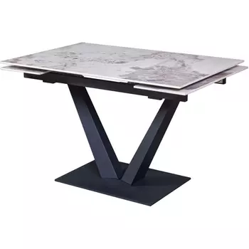 Стол раскладной Top Concept Малибу (120+30+30), керамика глянцевая Pandora