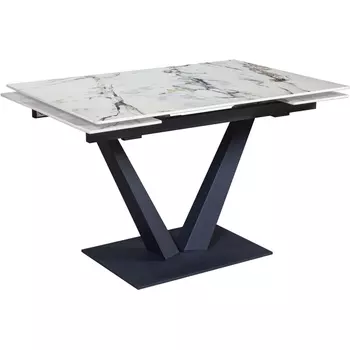 Стол раскладной Top Concept Малибу (120+30+30), керамика глянцевая Ice Jade