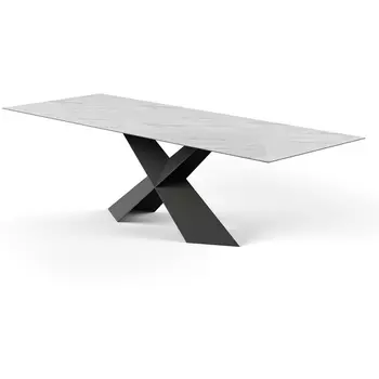 Стол раскладной Top Concept Tyler (180+40+40), керамика матовая, светлый