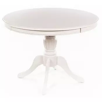 Стол раскладной Woodville Toskana 106 молочно-белый 1087