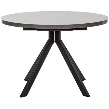 Стол раздвижной Leset Таун (Камень темный/Черный) 2500000128585