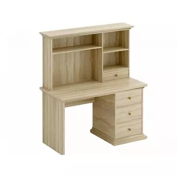 Стол Reina с полочным модулем ОГОГО 333889 (дуб сонома) ОГОГО Обстановочка!