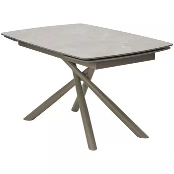 Стол RIVOLI 140 MATT LATTE STONE SOLID CERAMIC / TAUPE, ®DISAUR M-City