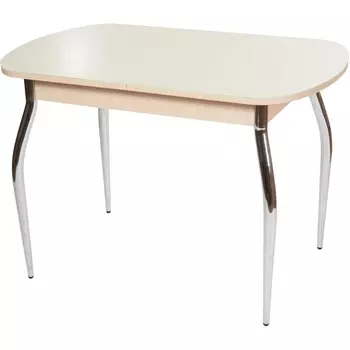 Стол Ривьера СВ, Стекло, Дуб выбеленный, 100395 Аврора